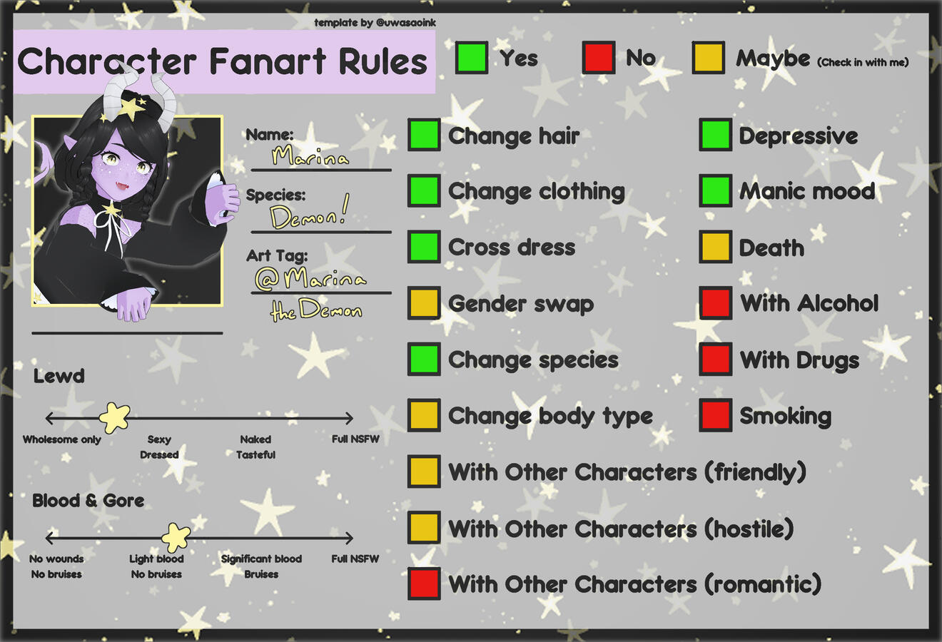 Fanart Rules